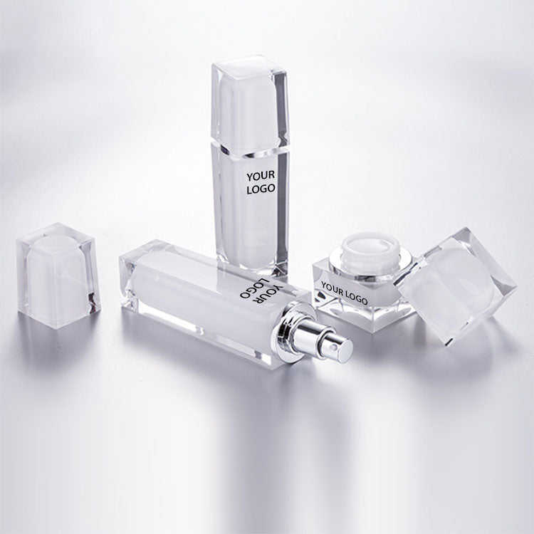 Brussels Cube Acrylic Luxury Jar