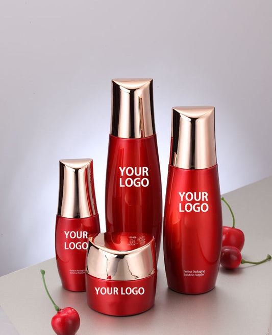 Dublin Luxury Custom Red Glass Jars