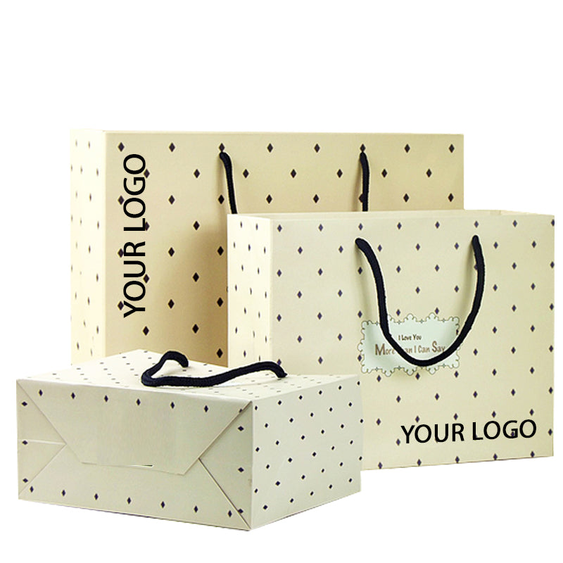 Samlt White Shopping Reusable Produce Paper Bag