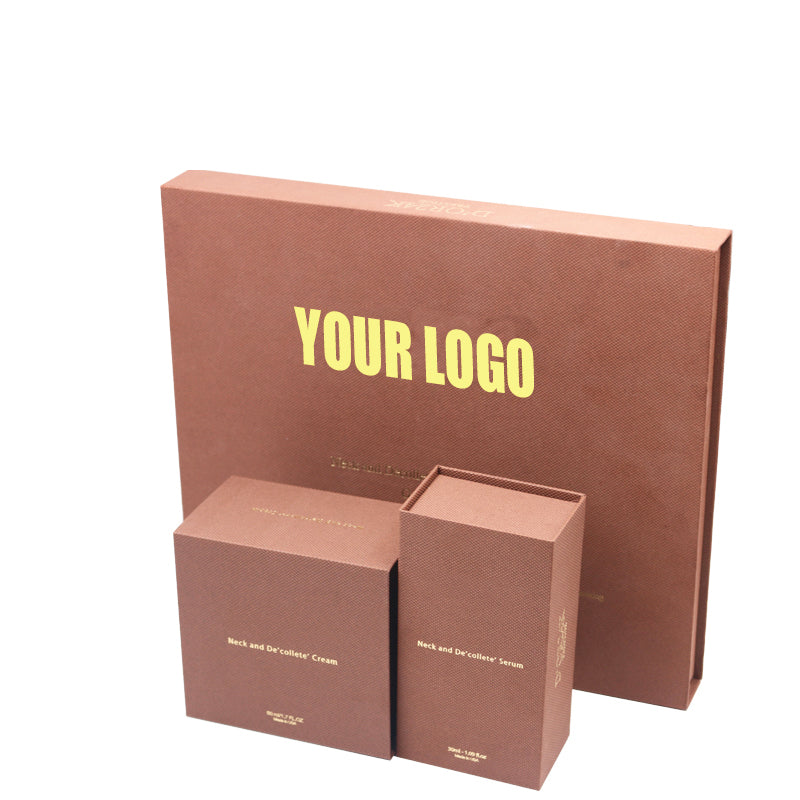 Kuala Lampur Custom Brown Book Shaped Gift Cosmetics Package