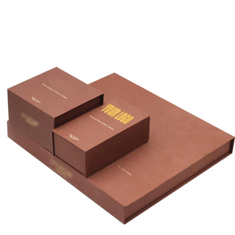 Kuala Lampur Custom Brown Book Shaped Gift Cosmetics Package