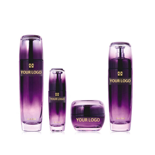 Bali Dark Purple Luxury Cosmetics Jar